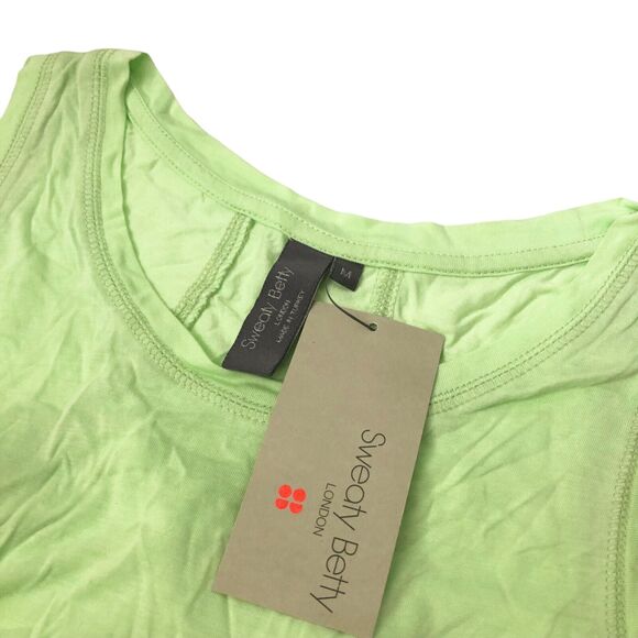 NEW Sweaty Betty Easy Peazy Tank Top Vest Yoga Utopia Green Womens Medium - Picture 7 of 9